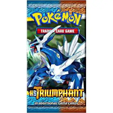 Pokemon HeartGold SoulSilver Triumphant Booster Pack [10 Cards]