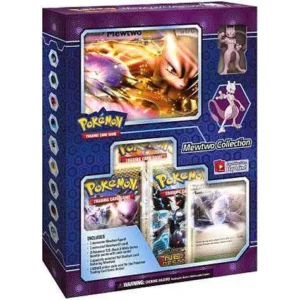 Pokemon Black & White Next Destinies Mewtwo Collection Box [3 Booster Packs, Oversize Card & Figure!]