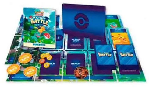 Pokemon My First Battle Bulbasaur, Oddish & Pikachu Mini Starter Deck Set [2x Mini 17-Card Decks, 2 Playmats, Coin & More]